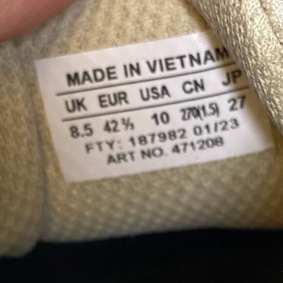 Salomon Glide Max TR Trail Running Shoes w10 Beige Orange - Picture 6 of 7